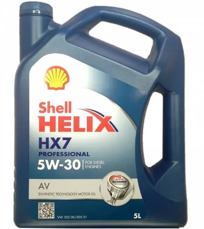 Ulei motor SHELL Helix HX7 Professional AV 5W30 SHEN0084 5 L 5L