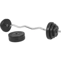 Set bara Z cu 35 kg discuri din ciment