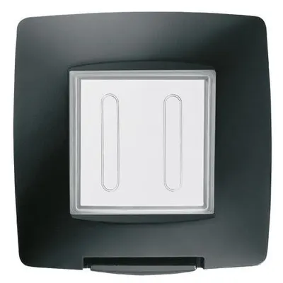 Rama de etansare 2 module IP55 Gewiss Chorus GW16702TN, negru