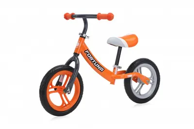Bicicleta copii fara pedale Lorelli Fortuna greyorange, varsta 2-5 ani, ghidon reglabil in inaltime de la 51 cm pana la 60 cm, roti din spuma EVA, 11 inch, scaun reglabil de la 33 cm pana la 43 cm