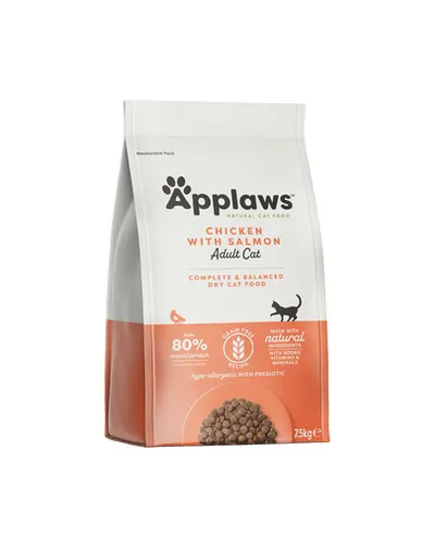 APPLAWS Adult Chicken&Salmon hrana uscata pisici adulte, pui si somon 7,5 kg