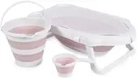 Set pliabil pentru baie Cangaroo - Hawaii, 84 cm, roz