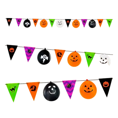Ghirlanda halloween stegulete si baloane