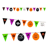 Ghirlanda halloween stegulete si baloane