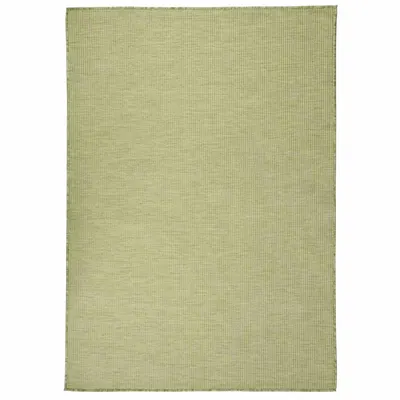 vidaXL Covor de exterior, verde, 160x230 cm, țesătură plată
