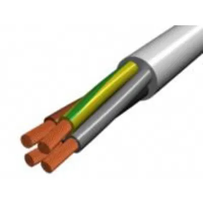 Cablu flexibil cupru MYYM / H05VV-F4X1 mm alb