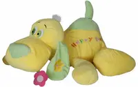 Jucărie de pluș Amek Toys - Câine, galben, 65 cm