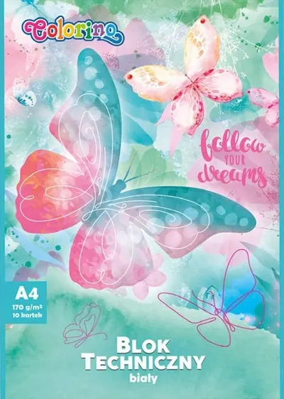 Bloc de desen Colorino Dreams - A4, 10 foi