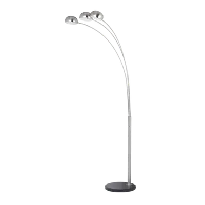 Lampadar Dann 1xe27 Nichel Satinat H2000mm