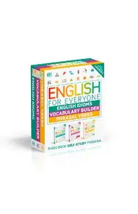 English for Everyone English Idioms, Vocabulary Builder, Phrasal Verbs 3 Book Box Set