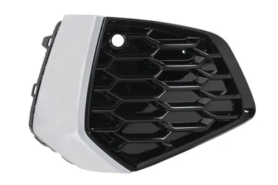 Grila bara Fata Dreapta plastic, aluminiu negru potrivit AUDI A3, A3 ALLSTREET 11.19- 07.16