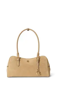 Lauren Ralph Lauren geantă baguette pentru femei din piele întoarsă