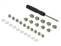 Set 31 piese (Suruburi) pentru montarea SSD-ului M.2, Delock 18288