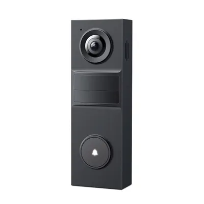 Sonerie video smart WiFi TP-Link TAPO D205, 3 MP, 2.4 mm, IR 8 m, microfon si difuzor, slot card, aparent, detectie miscare, PIR, acumulator 5200 mAh, vizualizare de pe telefon