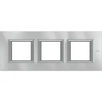 Rama dreptunghiulara Axolute aluminiu monocrom 2+2+2 module orizontal - Aluminiu