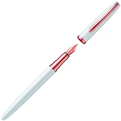 Stilou Pelikan Jazz - Noble Elegance, alb sidefat, in cutie