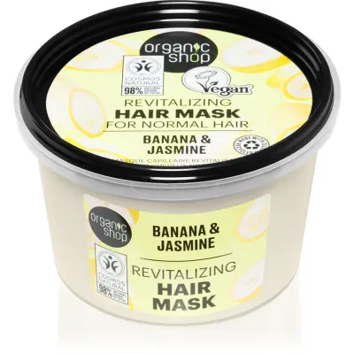 Organic Shop Banana & Jasmine Masca de par pentru volum 250 ml