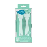 Tacamuri de calatorie in cutie Nuvita Easy Eating Cool Green