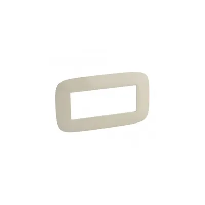 Placa Valena Allure - 5-module open plate - ivory