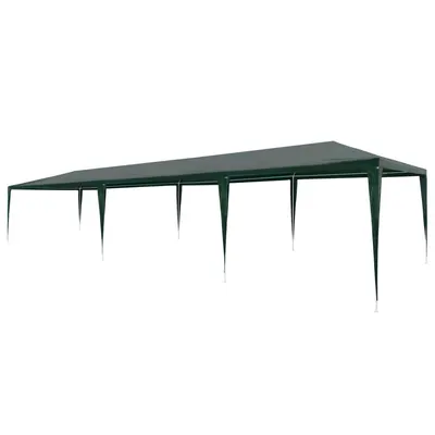 vidaXL Cort de petrecere, verde, 3 x 9 m, PE
