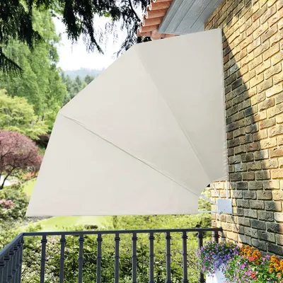 Gossi copertina laterala pliabila de balcon, crem, 210x210 cm