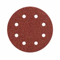 Disc abraziv Velcro 125 mm, 8 găuri, granulație G100, pentru șlefuire lemn și metal