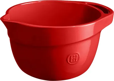 Bol pentru amestecare Emile Henry - Bol pentru amestecare, 4,5 L, roșu