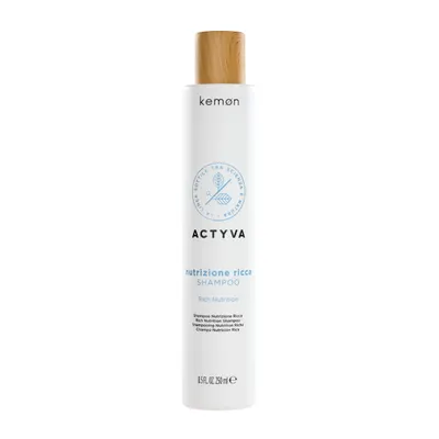 Sampon de hidratare intensa pentru par uscat Actyva Nutrizione Ricca, 250ml, Kemon