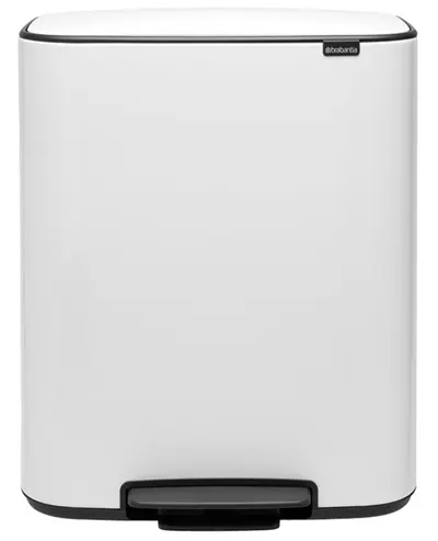Coș de gunoi Brabantia - Bo Pedal, 60 l, White