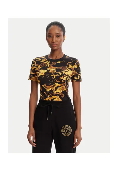 Tricou dama - Negru/Auriu