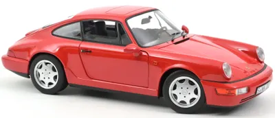 Model de colecție NOREV Modern: Mașini - Porsche 911 Carrera 2 (1990) (Red)