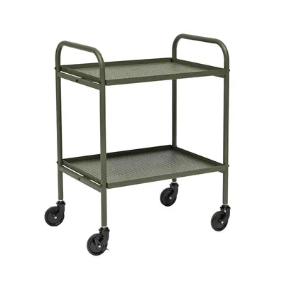 Măsuță de servire cu roți din oțel 37,5x52 cm Maki – OYOY Living Design
