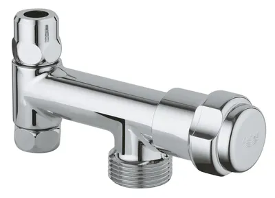 Robinet cu ventil Grohe, Was Valve Eckfix, 3/8" x 3/8" x 3/4" protectie anti-reflux, crom