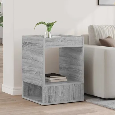 vidaXL Masă laterală Gri Sonoma 40 x 40 x 56 cm Lemn prelucrat
