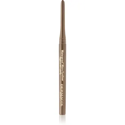 Dermacol Micro Eyeliner Waterproof creion dermatograf waterproof culoare 03 Dark Brown 1 g