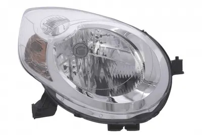 Far dreapta (H4, electric, cu motoras, fundal cromat) CITROEN C1 2005-2014