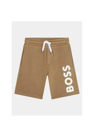 Pantaloni scurti baieti - 303626945 - Bumbac - Bej - Bej