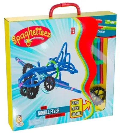 Constructor Spaghetteez - Noodle Flyer, 76 piese