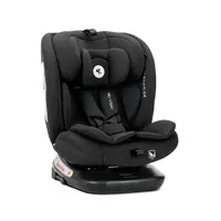 Scaun auto pentru copii i-Size Capella Black cu isofix, rotativ 360 grade, 0 luni-12 ani, 40-150 cm