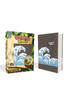 Niv, Adventure Bible, Leathersoft, Gray, Full Color Interior