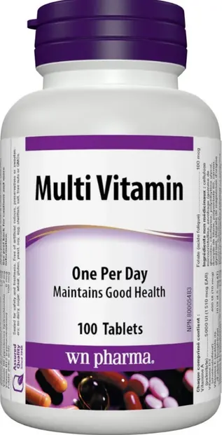Multivitamin, 100 tablete, Webber Naturals