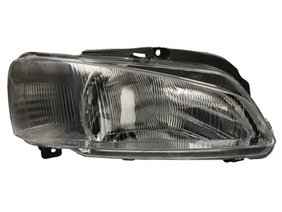 Far fata Dreapta (H4, electric, fara motoras, culoare insert: argintiu, culoare semnalizator: alb) potrivit PEUGEOT 106 II 1996-2004