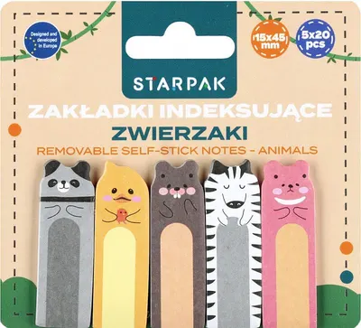 File de index Starpak - Animale, 5 x 20 foi