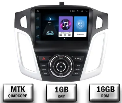 Navigatie Ford Focus 3 (2011-2019), Android 10, P-Quadcore 1GB RAM + 16GB ROM, 9 Inch - AD-BGP9001+AD-BGRKIT144