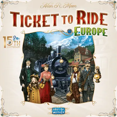 Joc de societate Ticket to Ride - Europe (15th Anniversary Edition) - De familie
