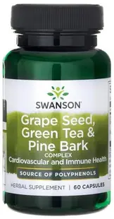 Grape Seed, Green Tea & Pine Bark, 60 capsule, Swanson