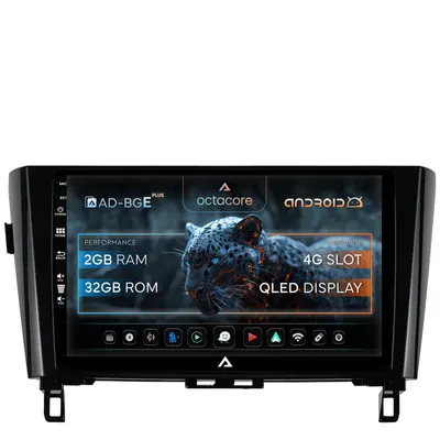 Navigatie Nissan Qashqai X-Trail (2013+), Android, E-Octacore 2GB RAM + 32GB ROM, 10.1 Inch - AD-BGE10002+AD-BGRKIT162