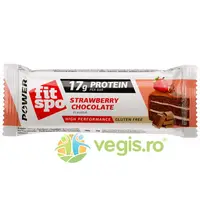 Baton Proteic cu Aroma de Ciocolata si Capsuni fara Gluten 55g