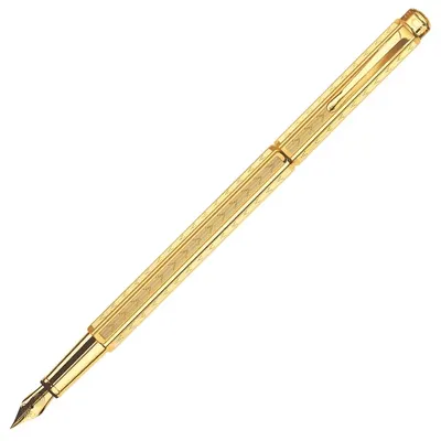 Stilou Caran d'Ache Ecridor - Chevron, Gold F