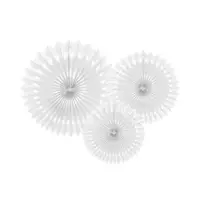 Rozete albe 20-30 cm 3 buc
